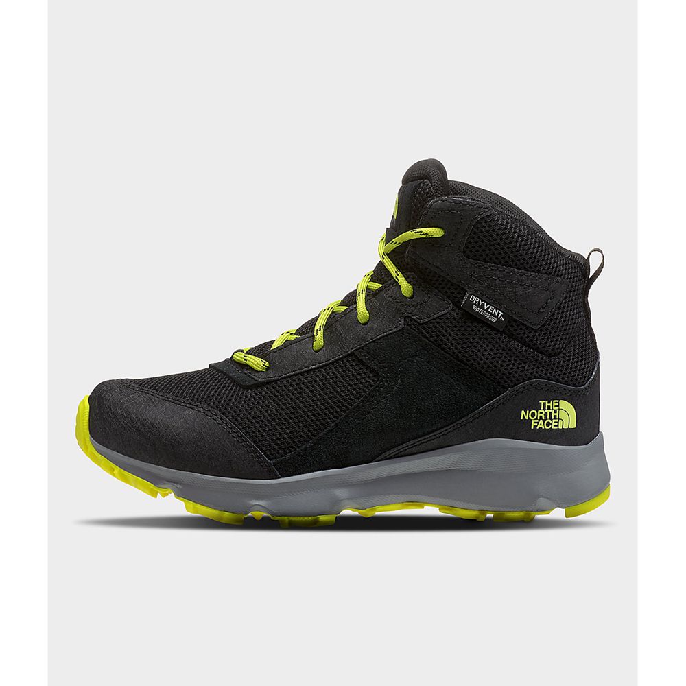 The North Face Boots Boys Australia - The North Face Jr. Hedgehog Hiker Ii Mid Wp Black Green (GOH-2